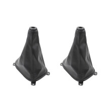 2x Staubschutzhülle für den manuellen Schalthebel aus PU-Leder für Sportage, schwarz