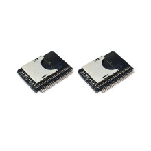 Carte de conversion IDE 44 broches 2X vers 2,5 pouces, adaptateur IDE, carte d'extension IDE pour stockage SSD intégré