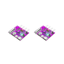 2x Typ-C PD3.1 Schnelllade-4-Draht-Testplatine Spannungsmesser-Lügner 140W Ladegerät Alterungstester