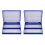 2X Royal  Plastic Rectangle Hold 100 Microslide Slide Microscope Box 1