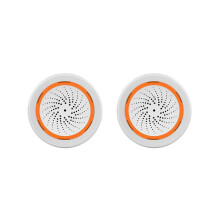 2X Tuya ZigBee  Sound and Light Siren Sensor  Life Home Security System Tuya Gateway Hub Siren Alarm for Tuya