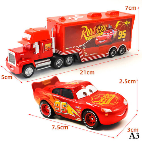 Pixar Cars3Φορτηγό Lightning McQueenΜεταλλική Συλλογή Diecast A3