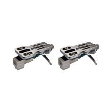 2X AT3600L Moving Magnetic Cartridge Stylus Headshell Connect Kit for LP Vinyl Record Player Turntable Phonograph,Silver