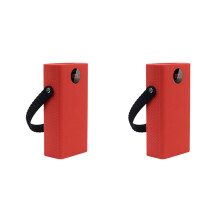 2x Silikonhülle für ROMOSS Zeus PEA40 40000mAh Powerbank, rutschfest/stoßfest, weiche Schutzhülle (R