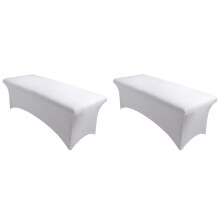 2X Cils Housse de lit Drap de beauté élastique extensible pour extensions de cils, drap professionnel cosmétique blanc