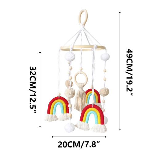 Kayannuo Home Decor Clearance: Ξύλινη Κούνια-Μεταφορά, Συμβατή με την Οροφή του Παιδικού 1