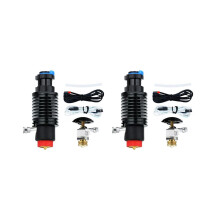 2X for E3D Revo Hotend Kit V6 Radiator Brass Nozzle Ceramic Heating Core 104Nt Thermistor for E3D Revo 3D Printer Parts