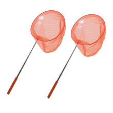 2x Outdoor-Fangnetz, Schmetterlingsnetz, Fischernetztasche, Teleskop-Fangnetz, Teleskop-Fangnetz