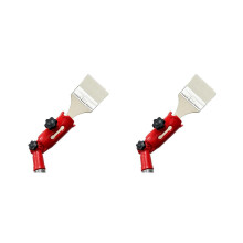 2X Multi-Angle Paint Brush Extender Red, Paint Edger Tool for High Ceilings, Extension Pole Attachment Holder