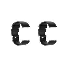Bracelet de sport 2X pour montre Versa 2, bracelet étanche noir