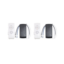 2X Universal Ceiling Fan Lamp Remote Control Kit Adjusted Wind Speed Transmitter Receiver Timing Control  220V