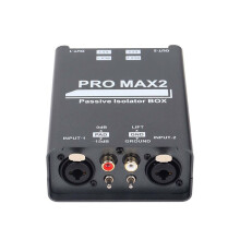 Isolateur audio bidirectionnel, éliminateur de bruit de courant audio, isolateur XLR 6,5 mm Lotus, table de mixage pour diffusion en direct