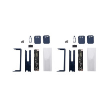 2x Akku-Sets Hauptplatine und Gehäuse PD Schnellladung Mobile Power Bulk Wiederaufladbarer 18650 Li-