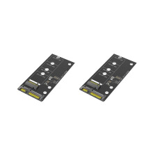 2X M.2 NGFF to  Adapter Card B Key/B & M Key SSD Converter for NGFF M.2 2280 2260 2242 2230 SSD (Not for M.2 NVME)