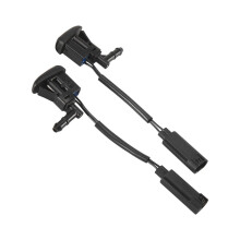 2X New Windshield Heated Washer Sprayer Nozzle Jet 61668361039 For- 3 Series E46 325 330 2003-2006 / E89 Z4 2009-2015