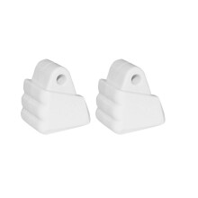 2X Inline Skate Brake Stop Roller Skates Stoppers for Outdoor Roller Skating White