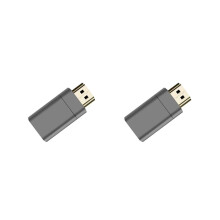 Adaptateur magnétique 2X compatible 8K haute définition, convertisseur mâle-femelle pour TV, projecteur et ordinateur portable.