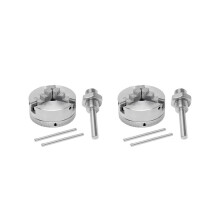 2x Drehbankfutter-Set, Z011 Verlängerungs-Dreibackenfutter und Verbindungsstangen-Set, Bohrfutter fü