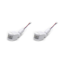 2x LED-Bewegungsmelder mit PIR-Infrarotdetektor, automatischer Bewegungserkennung und Abschaltautoma