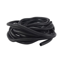 20 Ft Split Wire Conduit Polyethylene Tubing Black Color Sleeve Tube 10mm Inner Diameter