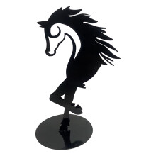 Ruhiku GW Metaltrykt Hesteskulptur Moderne Statue Metalkunst Gave Dekoration Ornament