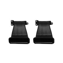 Lot de 2 tuyères d'admission d'air pour Ford Focus ST Hatchback 4 portes, berline 5 portes, MK3 et MK3.5 (modification auto, 2012-2018), noires