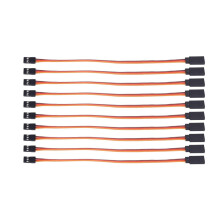 10 rallonges servo mâle-femelle pour servo de télécommande Futaba'S JR (500 mm)