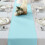 BalsaCircle5Pièces Chemin de table bleu clair 12" x 108" en polyester pour mariage et réception 1