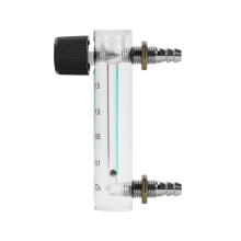 Débitmètre d'oxygène 0,1-1,5 L/min 1,5 L avec vanne de régulation pour oxygène, air et gaz