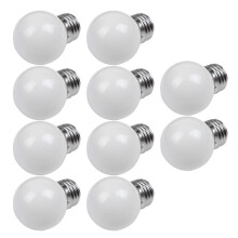10 Pieces E27 0.5W AC220V White Incandescent Lamp Bulb Decoration Lamp