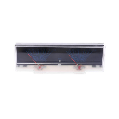 VU Meter Audio Power Amplifier Panel Dual Analog Level DB Meter with BackLight