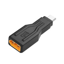 Adaptateur XT60 vers USB-C, connecteur de charge XT60 mâle vers USB-C mâle 100 W 20 V pour ordinateurs portables et aspirateurs robots LED.