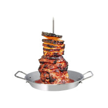 Brochette verticale pour grillades - Brochette Al Pastor - Support à broche vertical brésilien pour tacos al pastor, shawarmas, kebabs, gyros