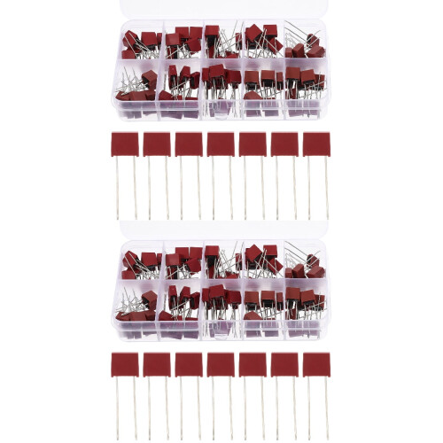 Microzekering 2A traag, 250V, 392 stuks, 2 sets