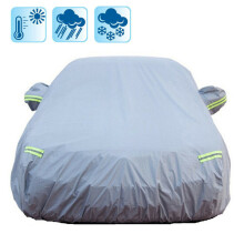 (YXL(5.1*2.0*1.75M)) Full Car Cover Snow Rain Sun UV Protection Scratch Proof Waterproof Large Size L