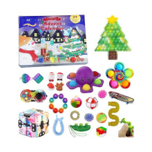 (ZYKJ-T23 Christmas tree) Christmas Advent Calendars Countdown Advent Calendar Boys Girls Kids Party Favors Classroom Prizes Xmas Gift