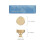30 Pack 1.2 Inch Brushed Gold Cabinet Knobs Knurled Kitchen Cabinet Knobs Gold Drawer Knobs Round Dresser Knobs 2