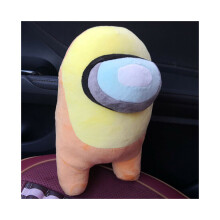 (Jaune) Peluche Among Us de 20 cm, douce et moelleuse.