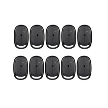 Télécommande universelle sans fil 433 MHz, duplicatrice et cloneuse de code pour porte de garage ou portail (lot de 10).