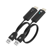 Extendeur audio/vidéo sans fil compatible HDMI, émetteur-récepteur, adaptateur miroir pour caméra, ordinateur portable et PC vers TV, 1080p 60 Hz