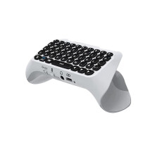 Clavier sans fil pour console de jeux PS5, clavier externe Bluetooth pour Playstation5 ChatPad, clavier Bluetooth