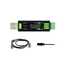 Waveshare USB to RS232/485 Serial Communication Converter FT232RNL for  Linux Android Win 11/10/8.1/8/7