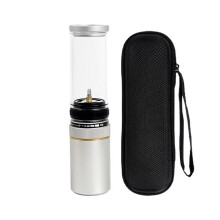 Lanterne à gaz portable coupe-vent pour le camping, lampe à gaz réglable pour l'extérieur, idéale pour l'alpinisme, la pêche et les barbecues.