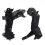 1 Pair Radiator Support Bracket Headlight Bracket for Jeep Durango 11- 1