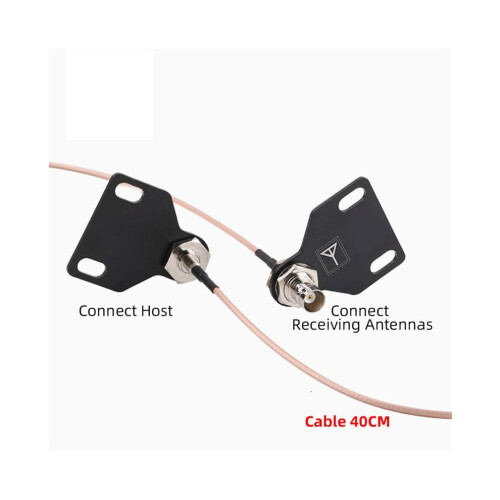 2X Wireless Microphone Receiver Antenna Extension Interface Board with Cable 1