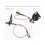 2X Wireless Microphone Receiver Antenna Extension Interface Board with Cable 3