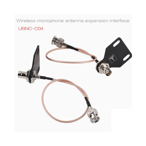 2X Wireless Microphone Receiver Antenna Extension Interface Board with Cable 2