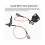2X Wireless Microphone Receiver Antenna Extension Interface Board with Cable 4