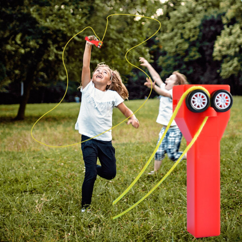 Easy-Carry Electric Rope Launcher Toy 2