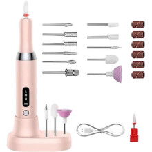 Professionele elektrische nagelvijl draadloos voor gel- en acrylnagels, manicure set met fijne precisie en eenvoudige bediening